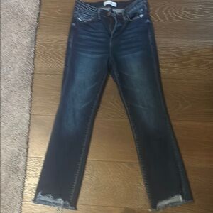 Vervet Blue Straight Leg Jeans.